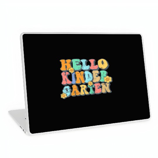 Hello Kindergarten Teacher Team Back To School Laptop Skins