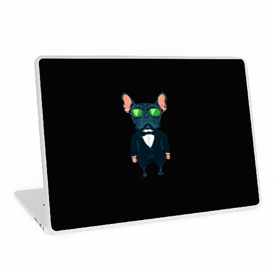 Frenchie The Gangster Laptop Skins
