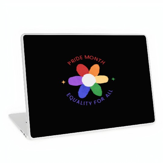 Colorful Pride Month Logo Laptop Skins