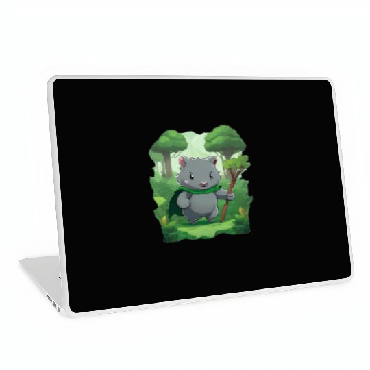 Wombat Hero - Green Cape Wombat Laptop Skins