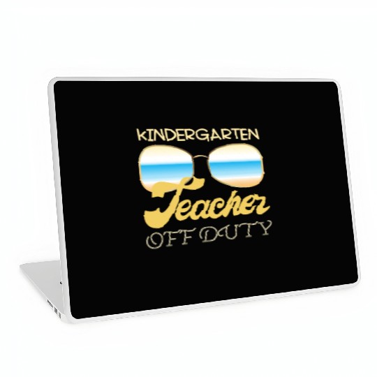 Kindergarten teacher off duty Laptop Skins