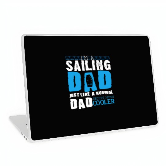 Cool Sailing Dad Laptop Skins
