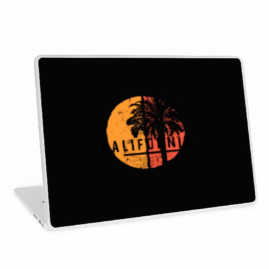 Hollywood California Cool Native Palm Tree Laptop Skins