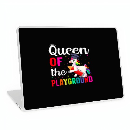 Queen Of The Playground Back To School Laptop Skins