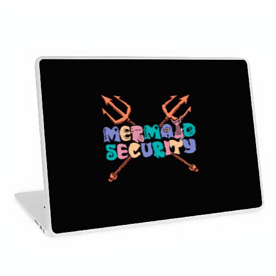 Mermaid Security Spear Decorations Fantasy Mermaid Laptop Skins