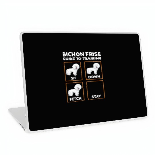 Bichon Frise Guide To Training Laptop Skins