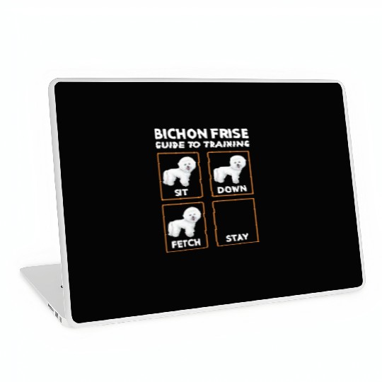 Bichon Frise Guide To Training Laptop Skins
