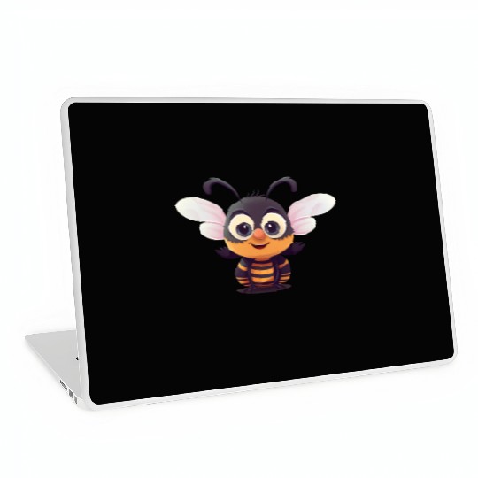 Cute Superhero Bee Bumblebee Wasp Laptop Skins