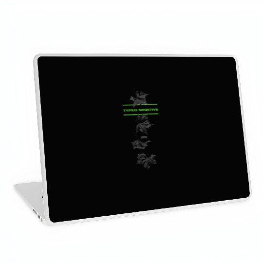 Type O Negative Leaves Double Sided Black Laptop Skins
