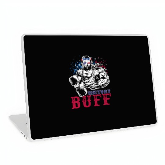 History Buff Independence Day Lincoln Patriot USA Laptop Skins