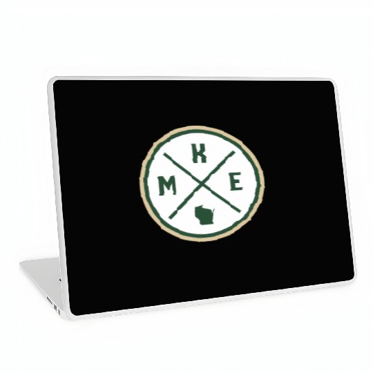 Milwaukee Circle Patch Green Laptop Skins