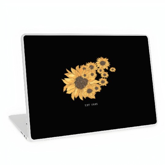 Aesthetic Sunflower Laptop Skins