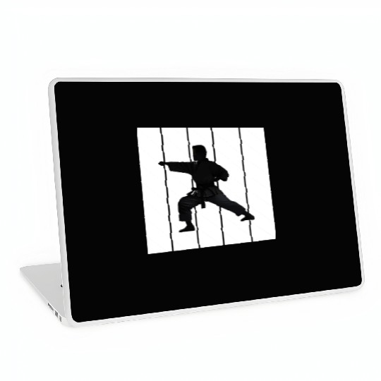 Fighter MMA Karate Taekwondo Jiu Jitsu training Laptop Skins