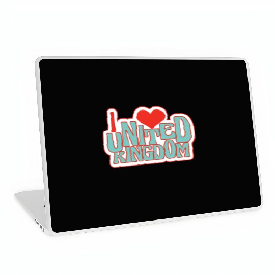 United kingdom hearts Laptop Skins