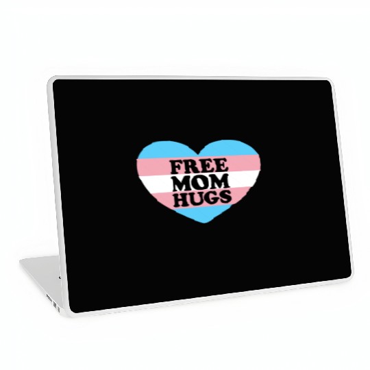 Free Mom Hugs Trans Flag LGBTQ Transgendertransgen Laptop Skins