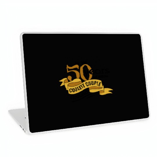 50th Wedding Anniversary Husband Wife Marriage Laptop Skins