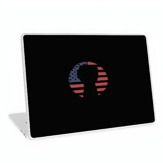 Black Power Stop Racism Laptop Skins