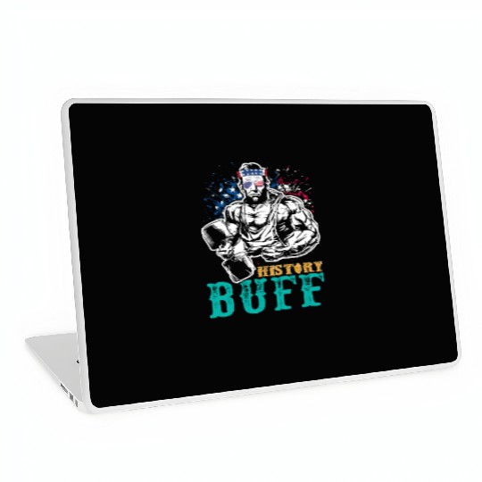 History Buff Independence Day Lincoln Patriot USA Laptop Skins