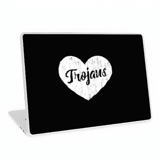 Trojans School Sports Fan Team Spirit Mascot He Laptop Skins