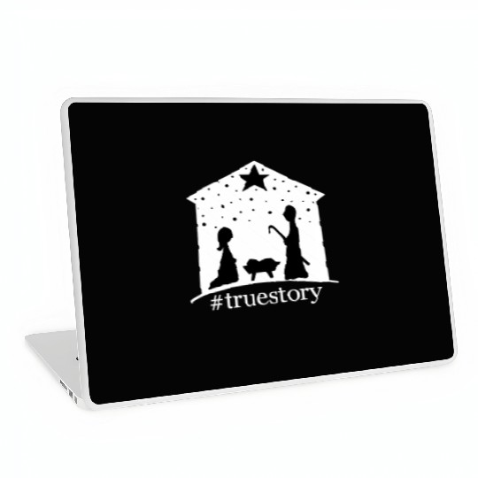 Truestory Birth Jesus True Bible Story Bethlehem Laptop Skins