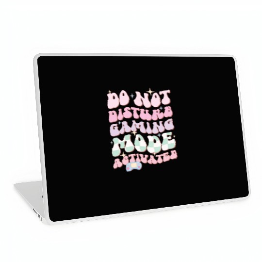 Do Not Disturb Gaming Mode Activated Laptop Skins