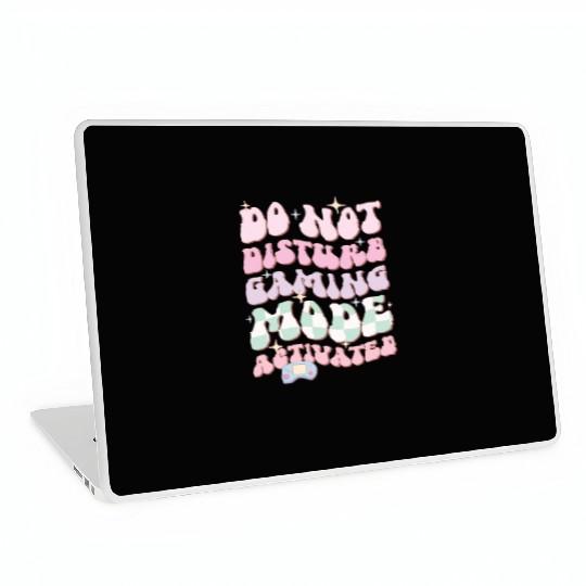 Do Not Disturb Gaming Mode Activated Laptop Skins