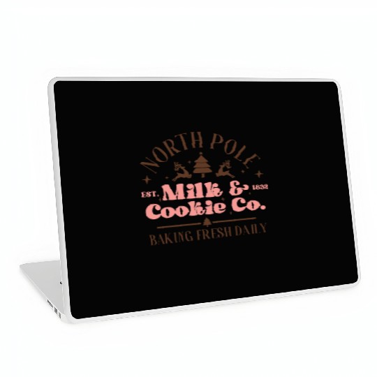 North Pole Milk Cookie Co tumblr green Laptop Skins