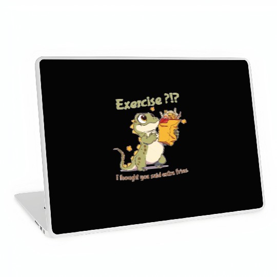 Exercise or extra fries? Laptop Skins