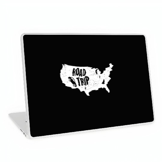 Road Trip US Map | Vacation Travel Laptop Skins