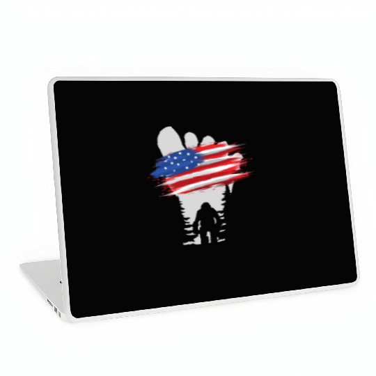 Bigfoot 4th July b Laptop Skins