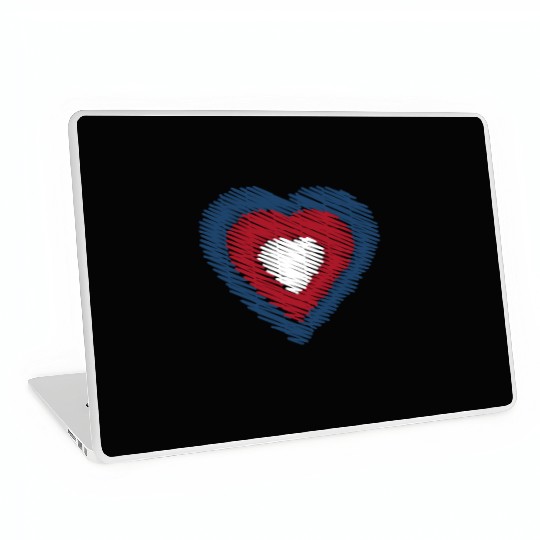 In my heart, America Laptop Skins