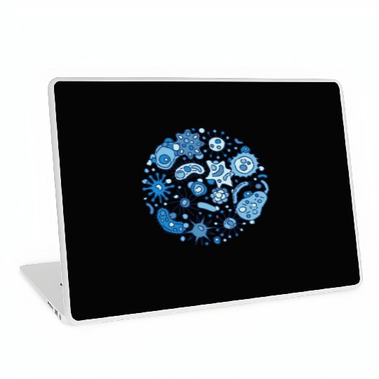 Microbiology Virus And Bacteria Biology And Scienc Laptop Skins