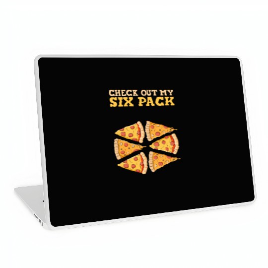Abs Pizza Chef Gym Six Pack Abs Laptop Skins