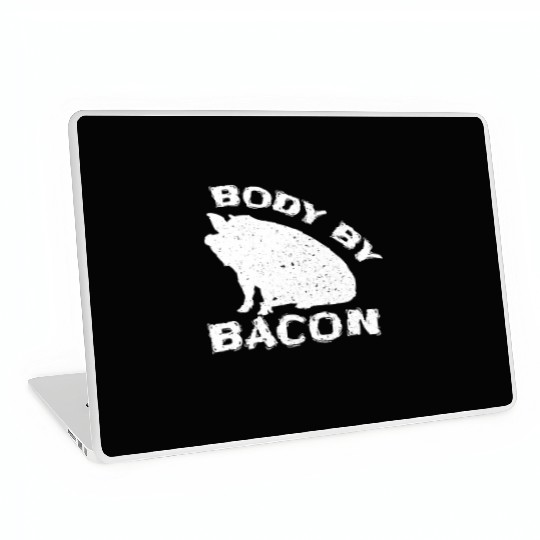 Famer Body By Bacon Pig Bbq Pun Laptop Skins