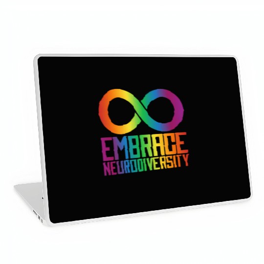 Autism Infinity Symbol Embrace Neurodiversity Laptop Skins