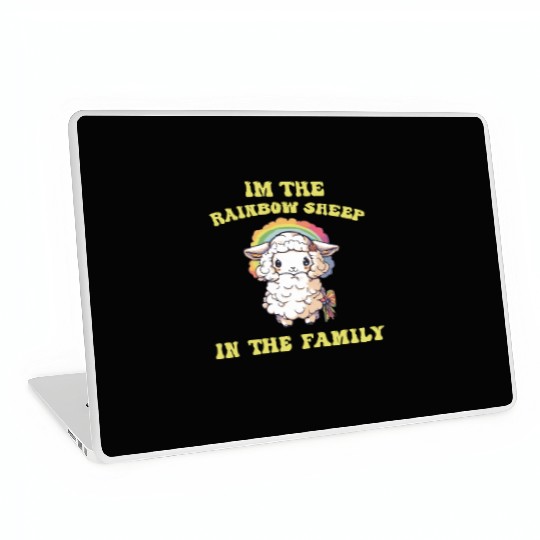 I'm The Rainbow Sheep LGBTQ Transgender Community Laptop Skins