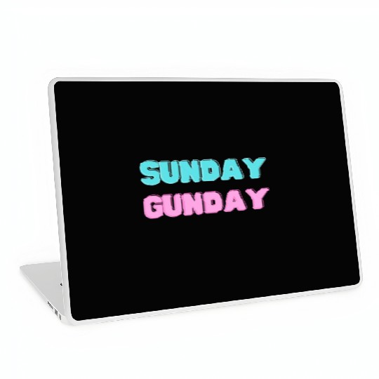 SUNDAY GUNDAY Laptop Skins