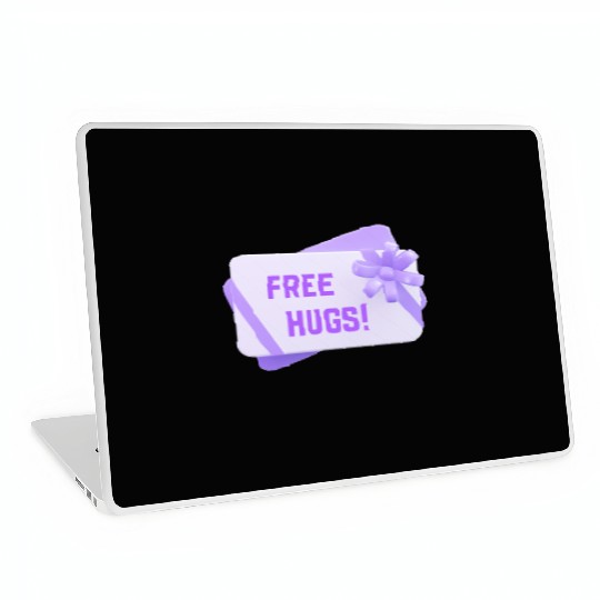 Free Free Hugs Gift Card funny Laptop Skins