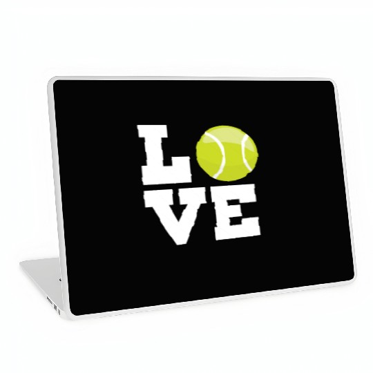 Love Tennis humor Laptop Skins