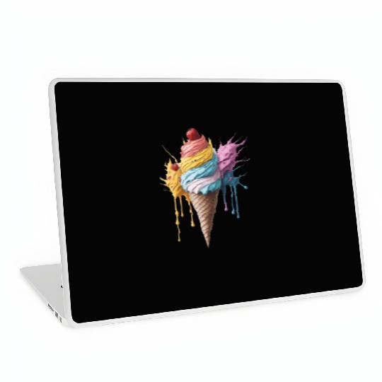 Fruity ice cream Laptop Skins