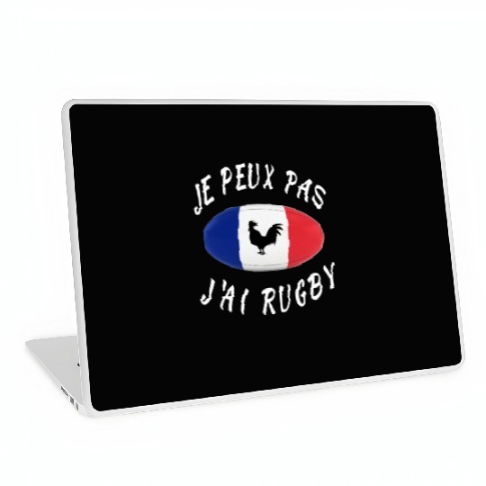 Je Peux Pas J ai Rugby France Rugby Cadeau Laptop Skins
