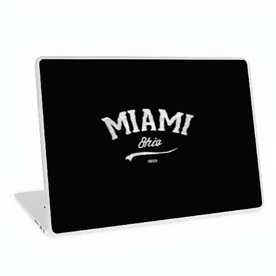 Miami Ohio Oh Athletic Sports Style Laptop Skins