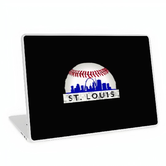 Saint Louis Red Cardinal Dress Hometown Skyline Gi Laptop Skins