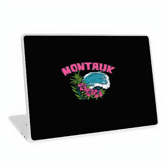Montauk New York Summer Nyc Tropical Montaukett Laptop Skins