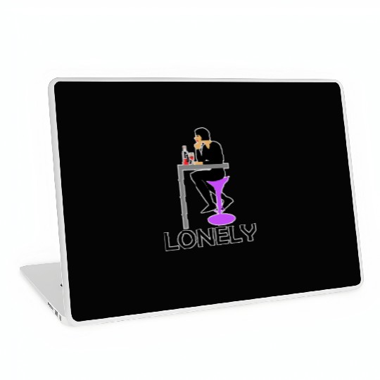 LONELY GIRL ALONE Laptop Skins