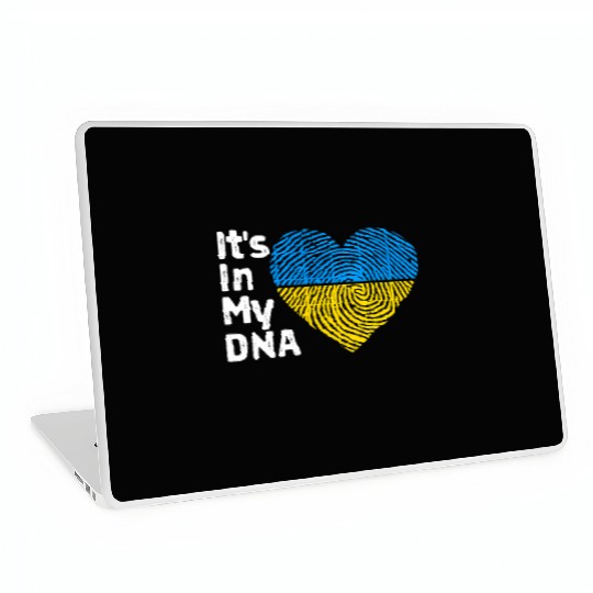 It'S In My Dna Ukraine I Stand With Ukraine Laptop Skins