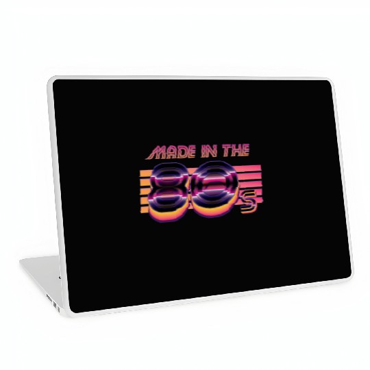 Retrowave Made In The 80s Laptop Skins