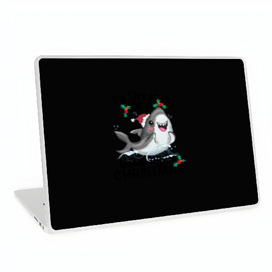 Great White Christmas Laptop Skins