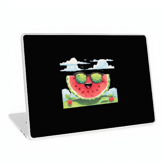 Cute Watermelon Party Summer Melon Fruit Laptop Skins