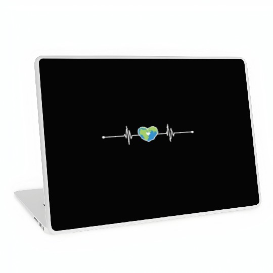 Heart Beat Earth Laptop Skins